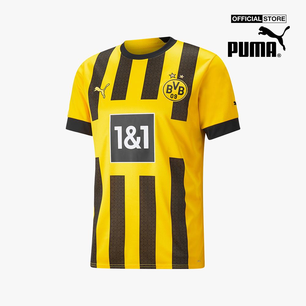 PUMA - Áo thun thể thao nam tay ngắn Borussia Dortmund Home 22/23 Replica Jersey 765883-01