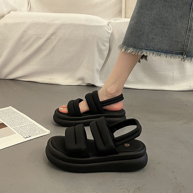 Sandal Đế Dày Phong Cách Mới Cho Nữ Dép dày đế
