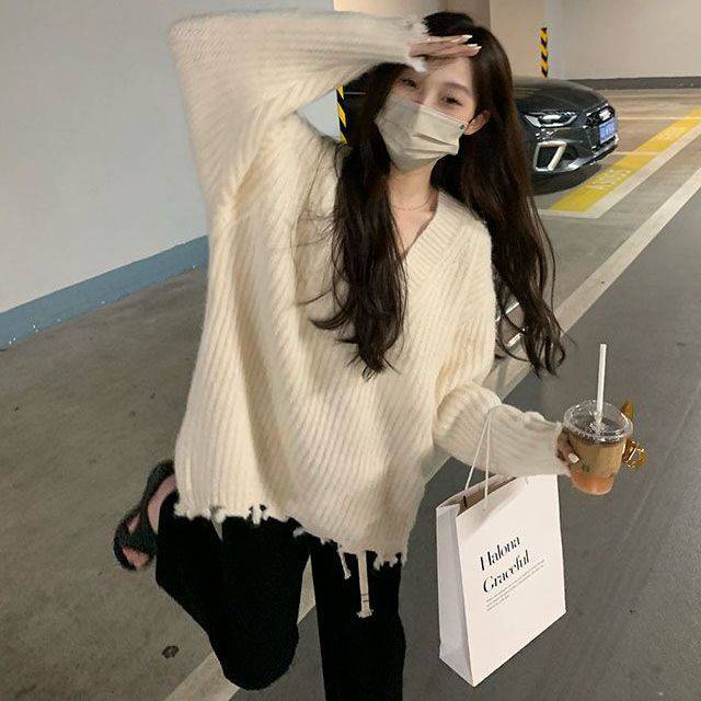 Áo sweater Dáng Rộng Thiết Kế Mới Thoải Mái Thời Trang Dành Cho Nữ
