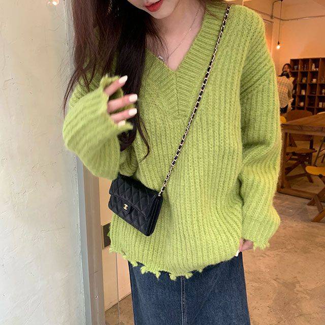 Áo sweater Dáng Rộng Thiết Kế Mới Thoải Mái Thời Trang Dành Cho Nữ