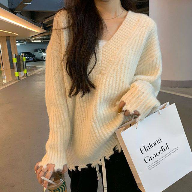 Áo sweater Dáng Rộng Thiết Kế Mới Thoải Mái Thời Trang Dành Cho Nữ