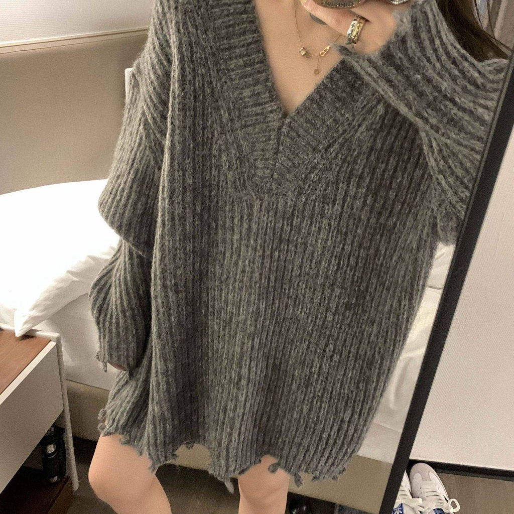 Áo sweater Dáng Rộng Thiết Kế Mới Thoải Mái Thời Trang Dành Cho Nữ