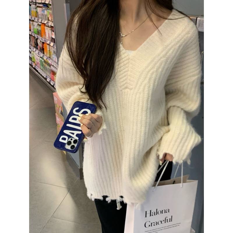 Áo sweater Dáng Rộng Thiết Kế Mới Thoải Mái Thời Trang Dành Cho Nữ
