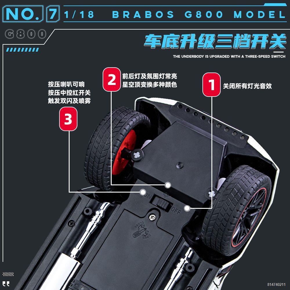 🍋HÀNG CÓ SẴN💧Mô hình mô phỏng xe hợp kim BRABUS G800 1:18