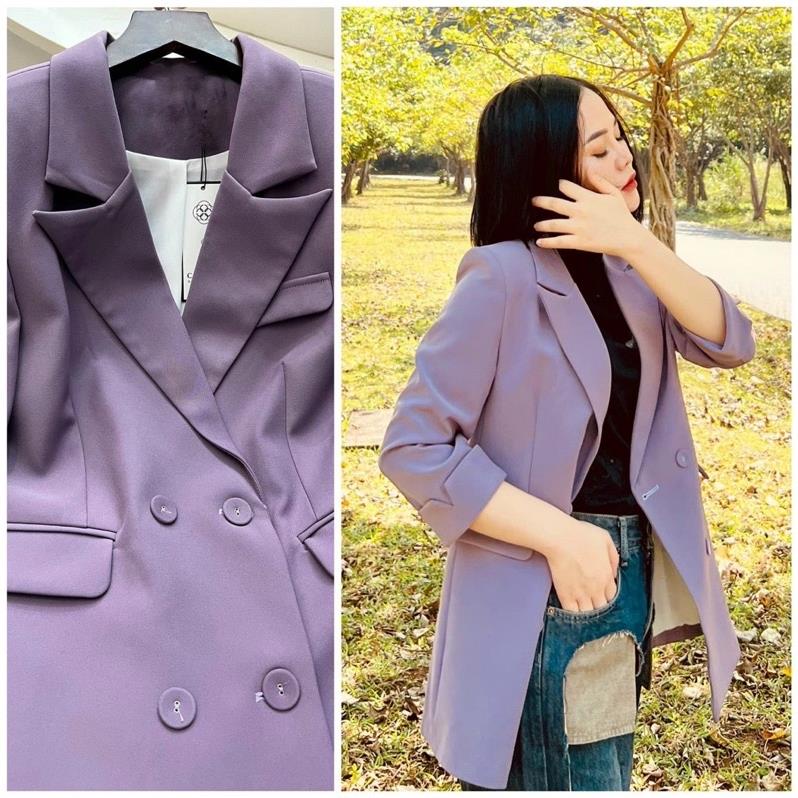 Áo Vest Blazer dáng dài 2 lớp M453 phong cách thời trang công sở 2022 | BigBuy360 - bigbuy360.vn