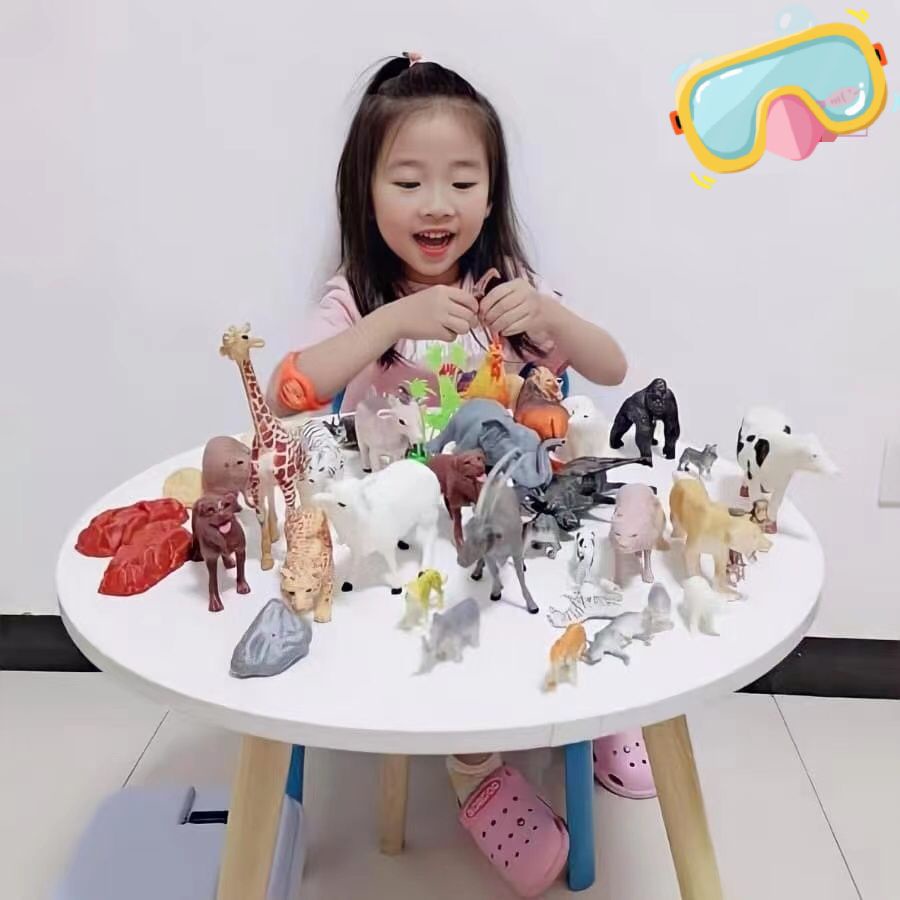 Đồ Chơi Trẻ Em - Mô Hình Động Vật Thú Rừng Hoang Dã Cao Cấp sống động như thật 58 chi tiết