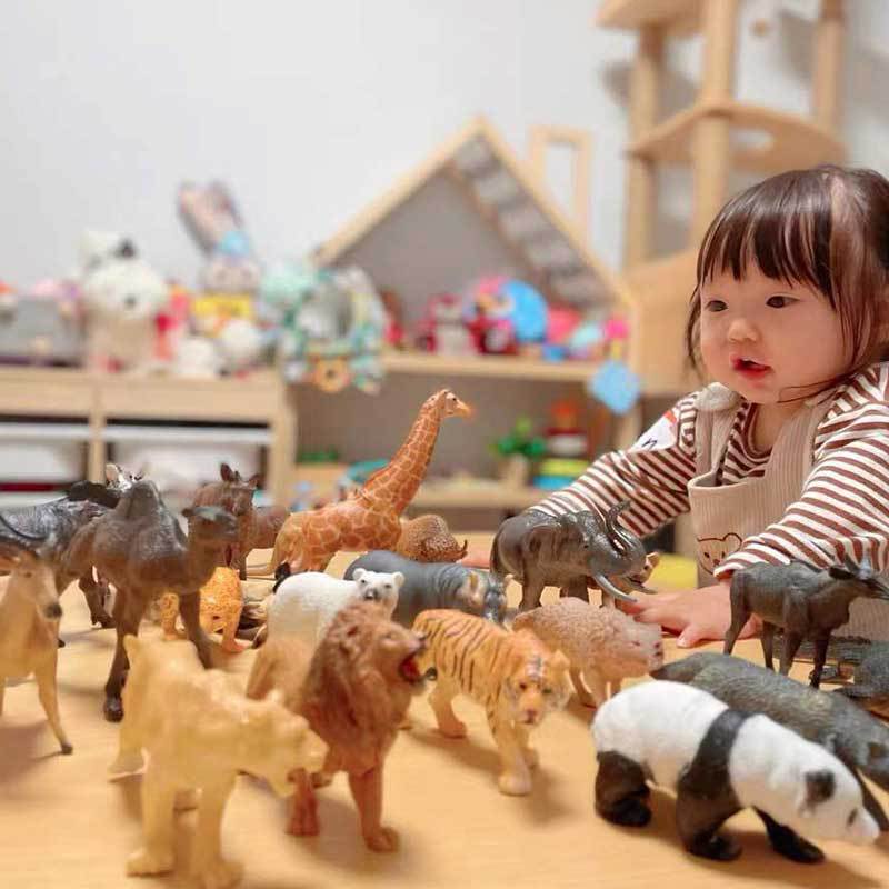 Đồ Chơi Trẻ Em - Mô Hình Động Vật Thú Rừng Hoang Dã Cao Cấp sống động như thật 58 chi tiết