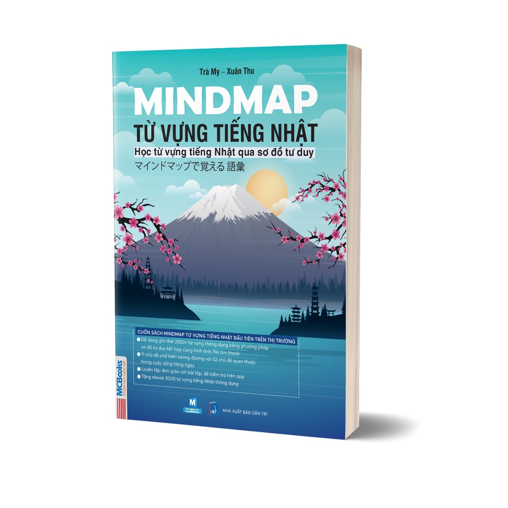 Sách - Mindmap Từ Vựng Tiếng Nhật - Học Từ Vựng Tiếng Nhật Qua Sơ Đồ Tư Duy
