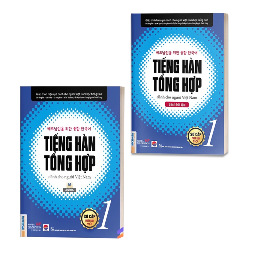 Sách Tiếng Hàn Tổng Hợp Dành Cho Người Việt Nam Sơ Cấp 1, Giáo Trình và Bài Tập