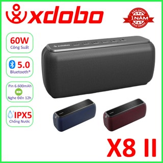  Loa Bluetooth 5.0 Xdobo X8 II Công suất 60W chống nước IPX5 Hỗ Trợ Thẻ TF Kết nối TWS - Bảo hành 12 tháng 