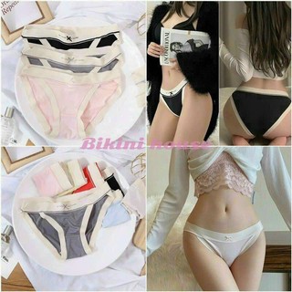 Sỉ lố 10 quần lót sexy cotton lụa lạnh viền su #1701
