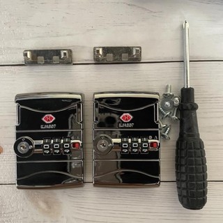 KHÓA VALI KHUNG NHÔM THAY THẾ - PHỤ KIÊN VALI KHÓA VALI KHUNG NHÔM - CÓ VÍT VÀ HỖ TRỢ HƯỚNG DẪN THAY KHÓA