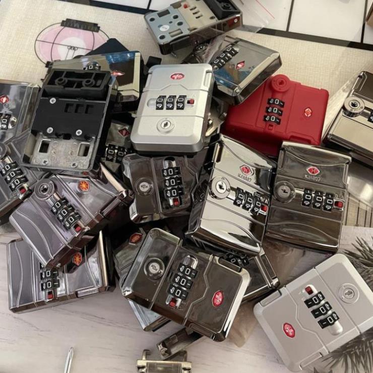 KHÓA VALI KHUNG NHÔM THAY THẾ - PHỤ KIÊN VALI KHÓA VALI KHUNG NHÔM - CÓ VÍT VÀ HỖ TRỢ HƯỚNG DẪN THAY KHÓA