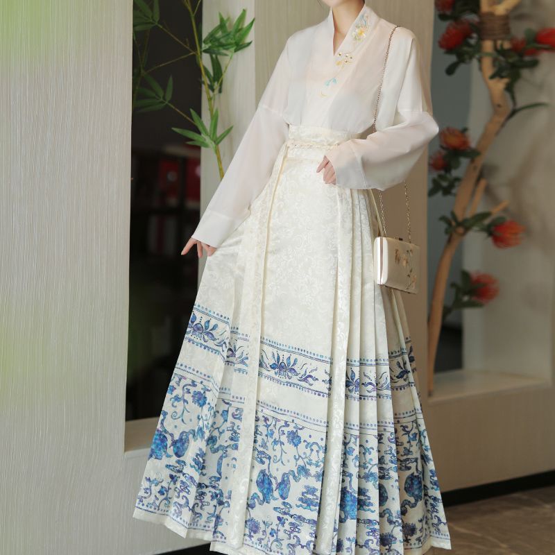 Hán Phục Thêu Trang Trí Thời Trang Mùa Xuân Hè Phong Cách Trung Hoa Dành Cho Nữ