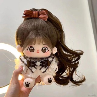 Dễ thương búp bê bông 20 cm sang trọng búp bê bé gái có thể mặc quần áo búp bê làm quà tặng cho bé gái bạn gái đại học