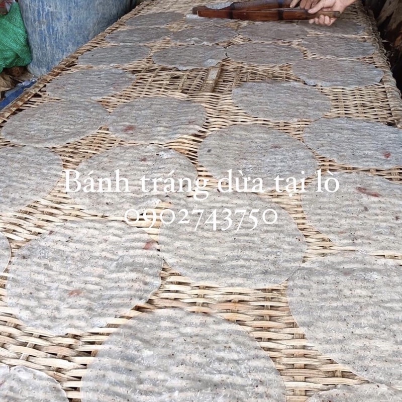Bánh tráng dừa Tam Quan 1 ràng 10 cái loại to