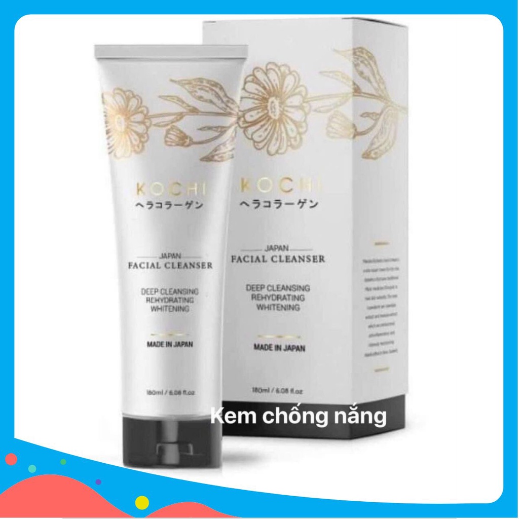 Kem Chống Nắng KOCHI Cao Cấp Phổ Rộng SPF 50+PA++++ (Chống tăng sắc tố, giữ ẩm dưỡng trắng) 110ml
