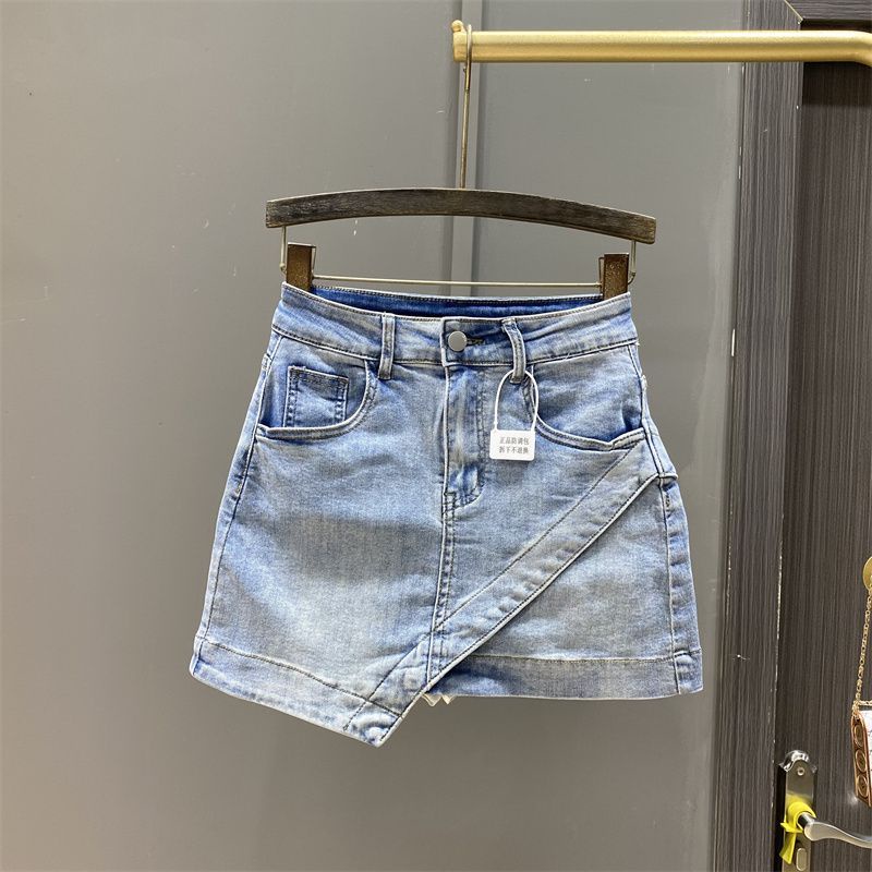 Chân Váy denim Chữ a Lưng Cao Phong Cách Thời Trang Mới 2023