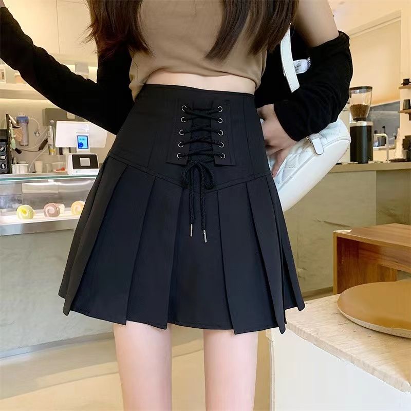 Chân Váy Chữ a Xếp Ly Lưng Cao Thời Trang Cho Nữ