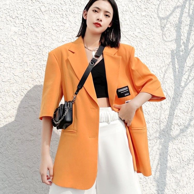 ☀✎❤Áo Khoác Vest Tay Ngắn Thời Trang Mùa Xuân 2022 Cho Nữ☀8.21