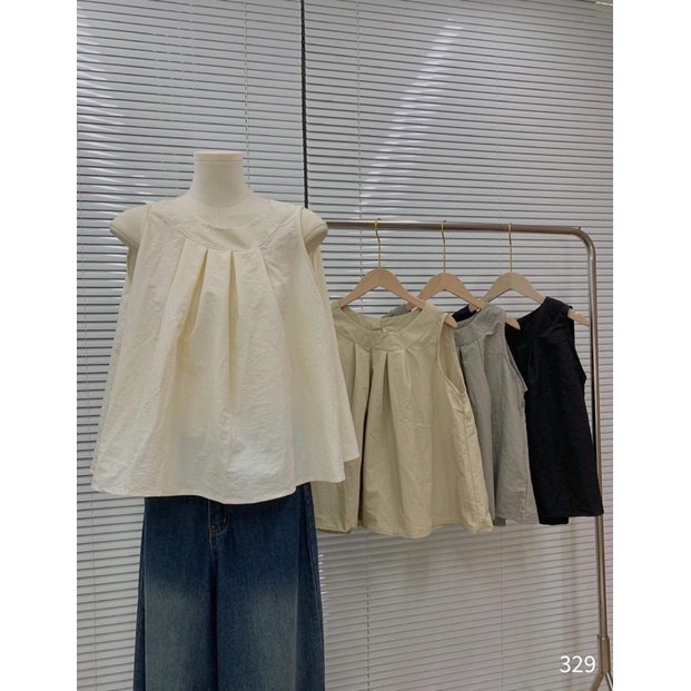 Áo yếm xếp ly dáng ngắn Nana21 Nanastore21