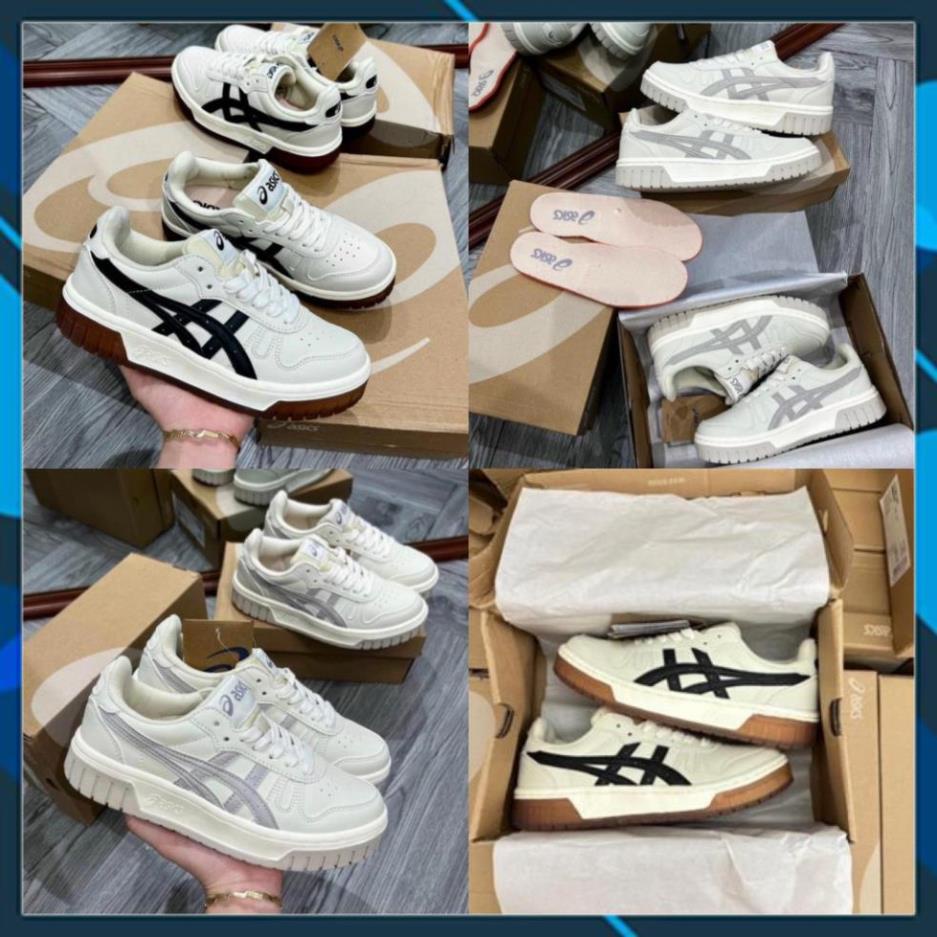 Giày Thể Thao Asics Court MZ Kem Đen Và Kem Xám Mẫu Mới Thiết Kế Độc Lạ Hàng Cao Cấp Hot Trend 2023
