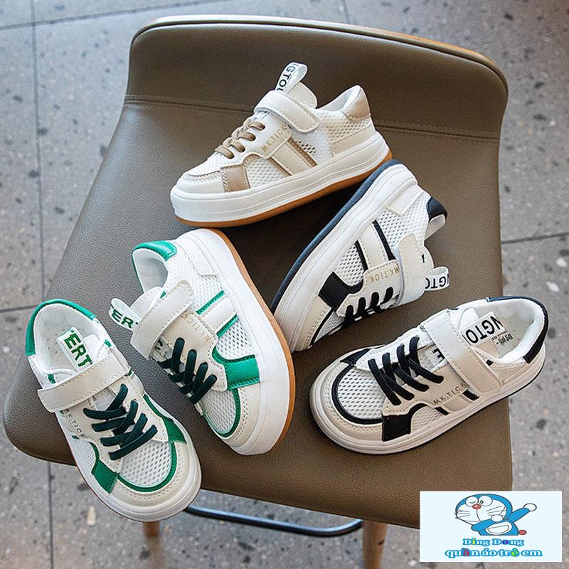 Giày Thể Thao Lưới Trong Suốt Đế Mềm Thoáng Khí Thoải Mái Thời Trang Mùa Hè 2023 Cho Bé