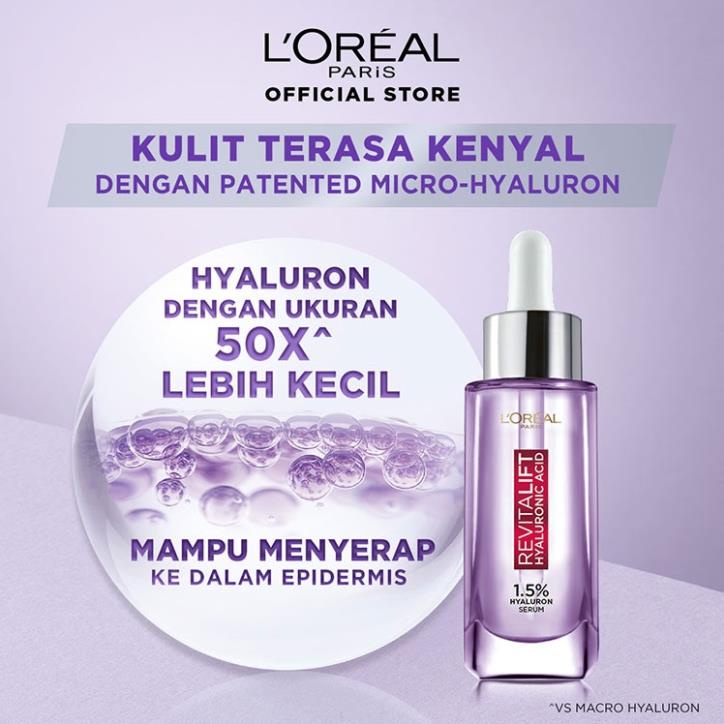 Tinh Chất L'Oréal  Revitalift Pure Hyaluronic Acid 1.5% siêu cấp ẩm & giảm nếp nhăn 30ml