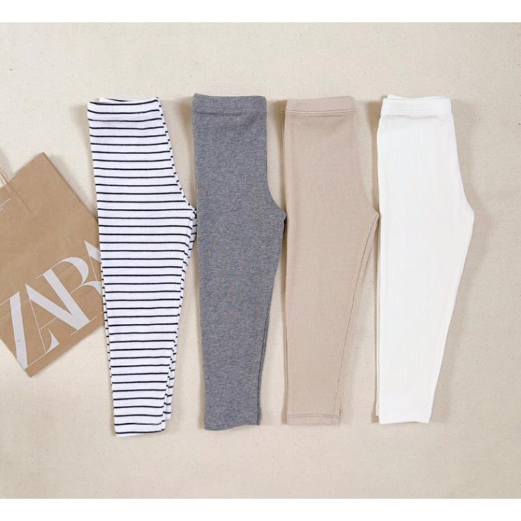 Sét 4 quần legging màu paste cho bé gái-giá tốt