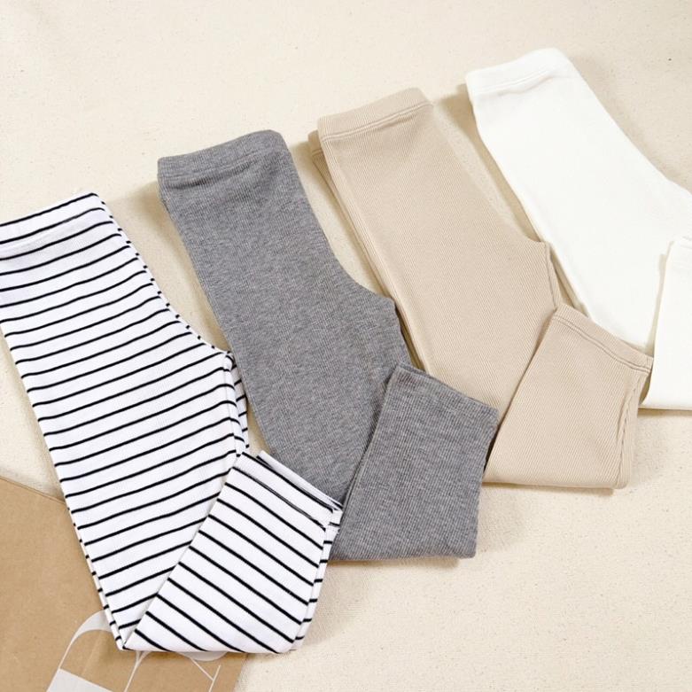 Sét 4 quần legging màu paste cho bé gái-giá tốt
