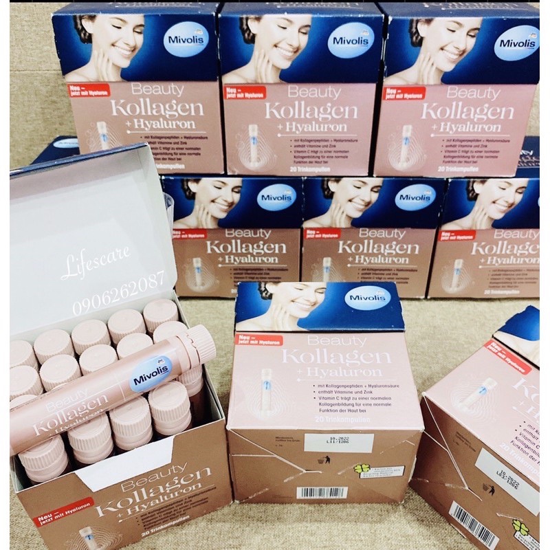 🇩🇪MIVOLIS BEAUTY KOLLAGEN + HYALURON - nhập Đức