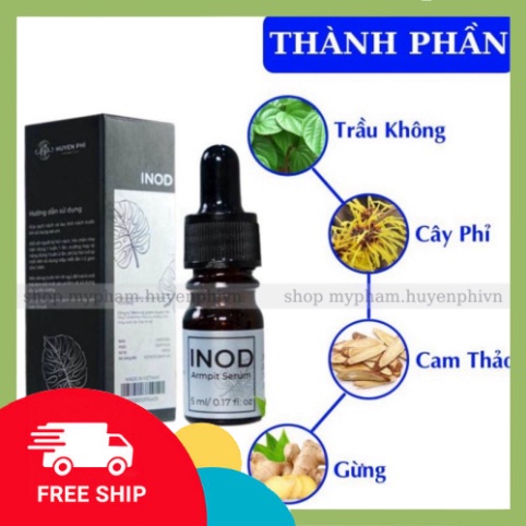 Serum Khử Mùi Hôi Nách INOD Huyền Phi Khử Hôi Nách Hôi Chân Hết Thâm Sáng Da