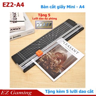 Bàn cắt giấy A4 nhỏ gọn, tiện lợi cắt được nhiều tờ một lần