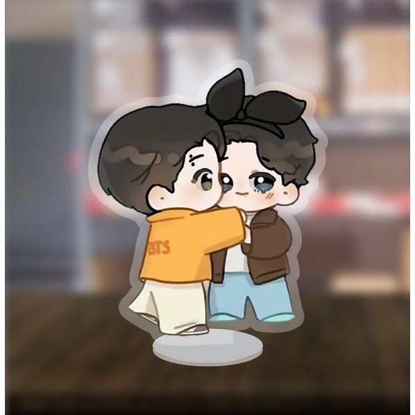 Mô Hình Standee nhân vật Kpop BTS Chibi dễ thương