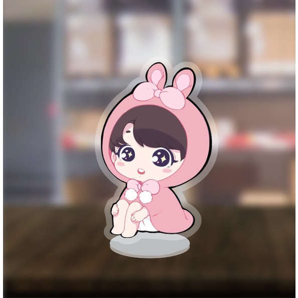 Mô Hình Standee nhân vật Kpop BTS Chibi dễ thương