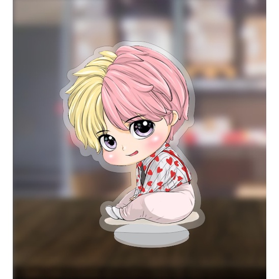 Mô hình nhân vật standee Kook - Tea - Kpop - BTS chibi 2cm/5cm/10cm