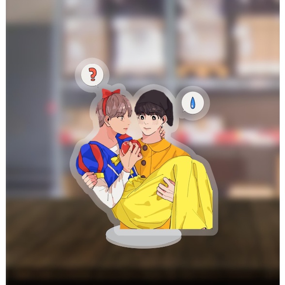 Mô Hình Standee nhân vật Kpop BTS Chibi dễ thương