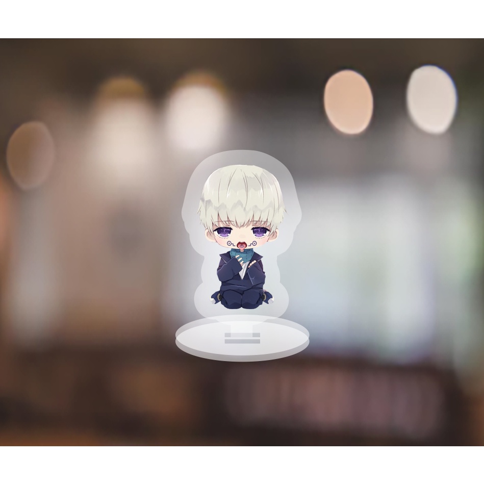 Mô hình standee - móc khoá JUJUTSU KAISEN ver ngầu anime Chú Thuật Hồi Chiến chibi mica trưng bày