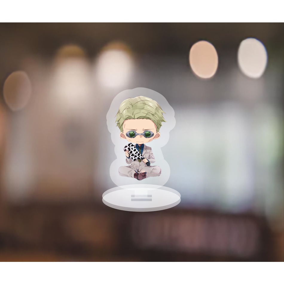 Mô hình standee - móc khoá JUJUTSU KAISEN ver ngầu anime Chú Thuật Hồi Chiến chibi mica trưng bày