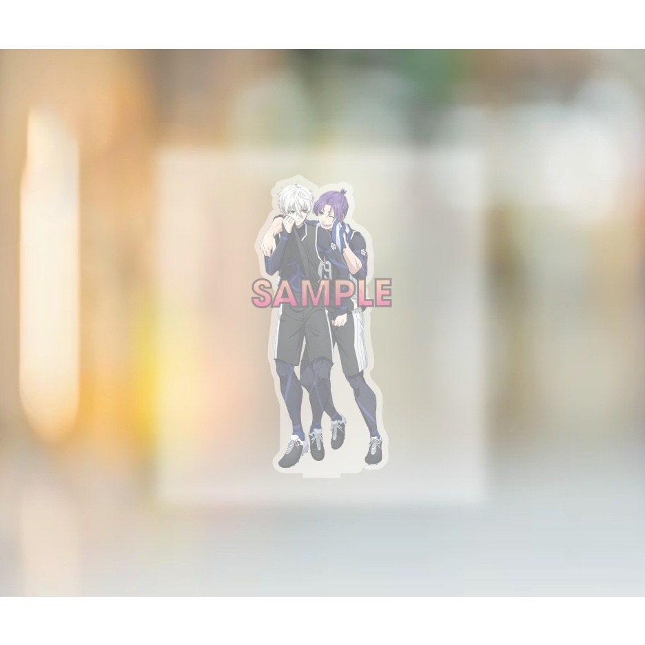 Mô hình in hình anime  BLUE LOCK OTP siêu ngầu dễ thương ver chibi tượng mica acrylic chibi