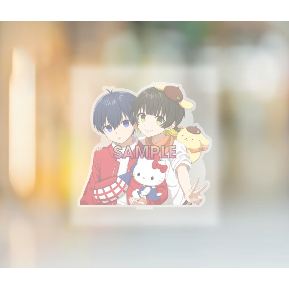 Mô hình in hình anime  BLUE LOCK OTP siêu ngầu dễ thương ver chibi tượng mica acrylic chibi