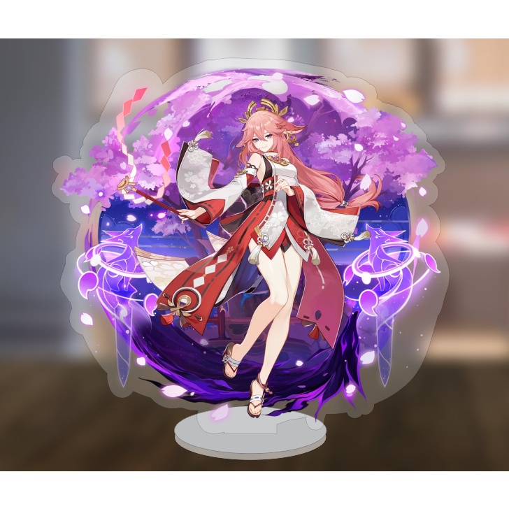 Mô hình standee Genshin Impact Chibi cute dễ thương 10cm/15cm