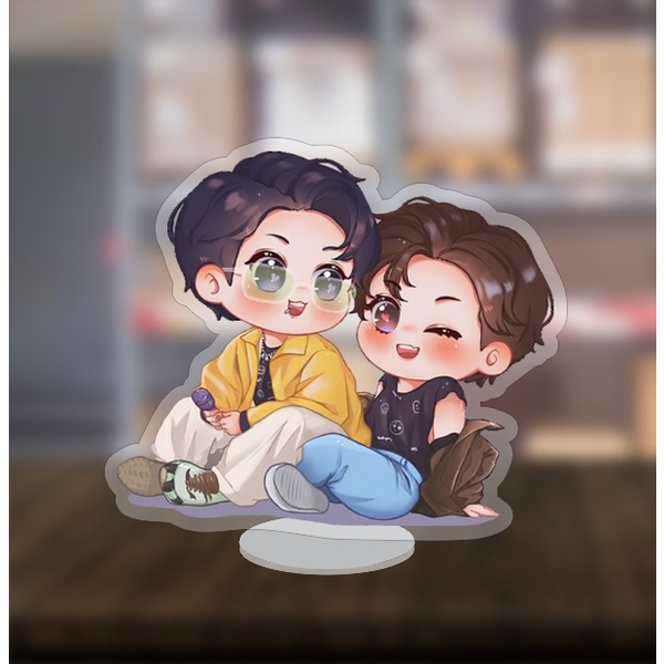 Mô hình nhân vật Standee Kook - Tea - Kpop - BTS Arttis - 2cm/5cm/10cm