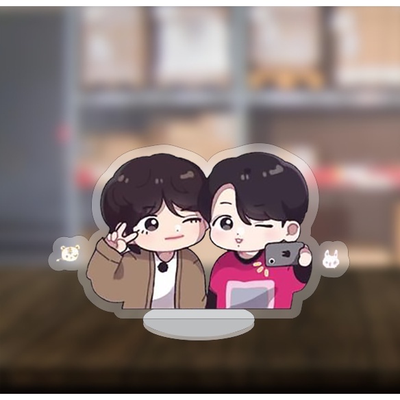 Mô hình nhân vật Standee Kook - Tea - Kpop - BTS Arttis - 2cm/5cm/10cm