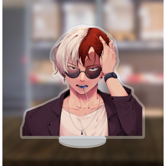 Mô hình Standee Truyện tranh My hero academia nhân vật Shoto Baku dễ thương 10cm /15cm