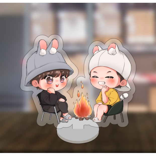 Mô hình Stadee Boy love chibi ngoại truyện Kpop - BTS - Tae- Kook Chibi 2cm/5cm/10cm