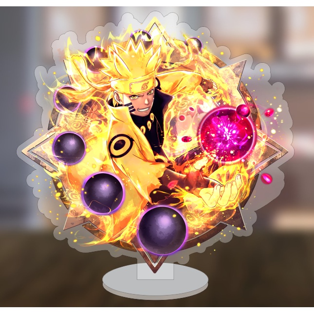 Mô hình standee truyện tranh Naruto Shippuden ngầu 5cm/10cm/15cm