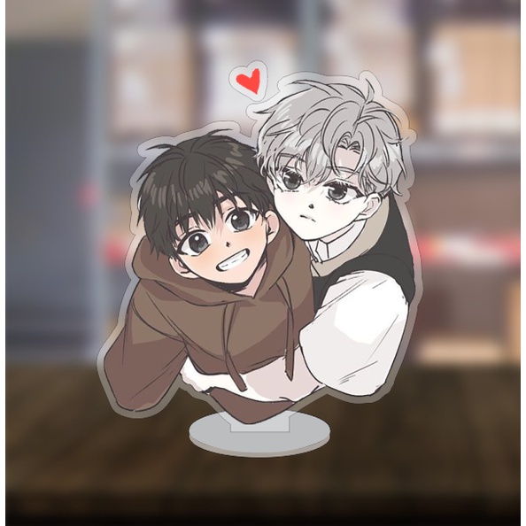 Mô hình standee No Love Zone chibi ngoại truyện cute dễ thương 2cm/5cm/10cm