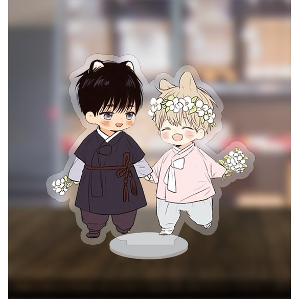 Mô hình standee No Love Zone chibi ngoại truyện cute dễ thương 2cm/5cm/10cm
