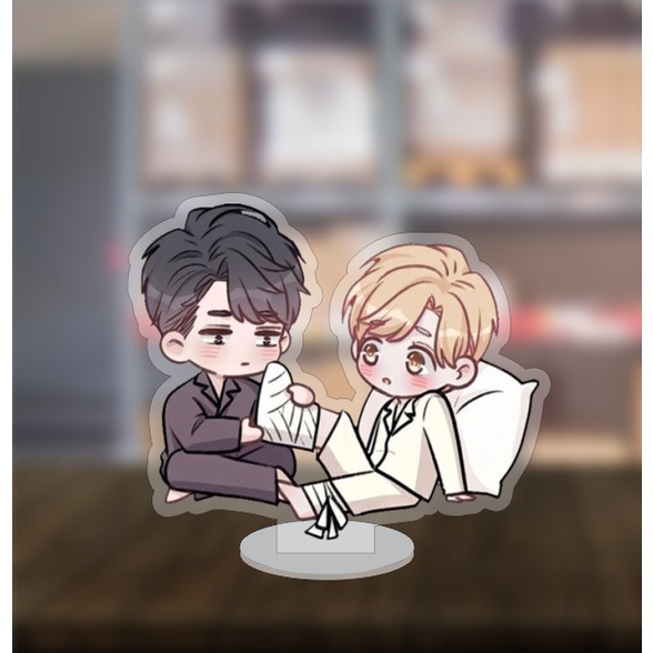 Mô hình standee No Love Zone chibi ngoại truyện cute dễ thương 2cm/5cm/10cm
